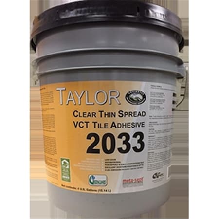 Wf Taylor WF Taylor 2033-4 4 gal. Clear Thin Spread Tile Adhesive 719692001607